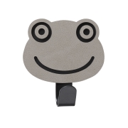 Knage Frog i læder - light grey