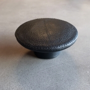 Knage i sort læder Ørskov - 9 cm