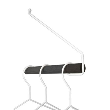 Sort tr&aelig; Add more garderobestang