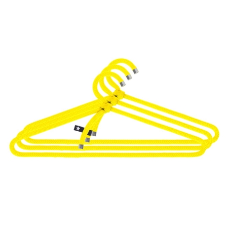Loop hanger gule bøjler - 3 stk.
