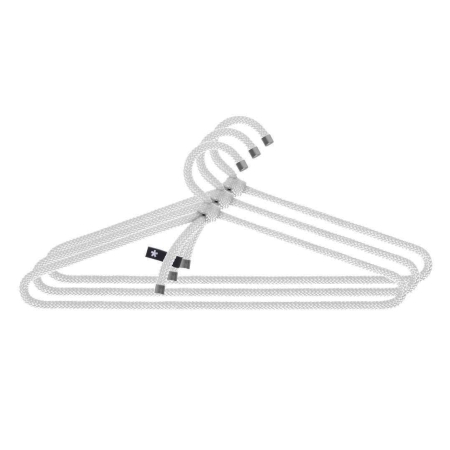 Loop hanger hvide bøjler - 3 stk.