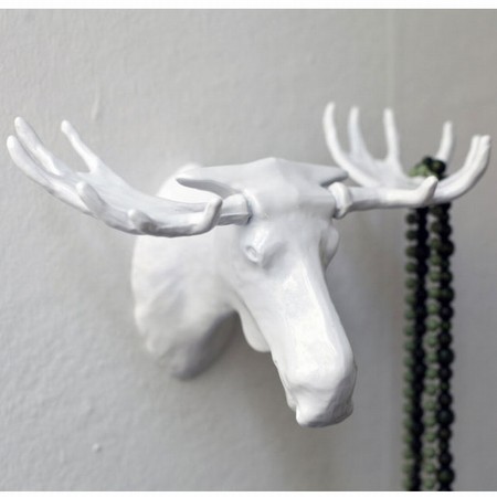 Elg knage i hvid - Moose Hook 