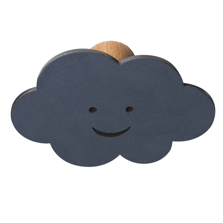 Knage DOT Cloud i læder - dark blue