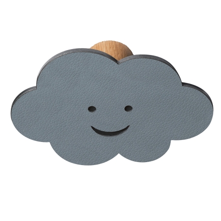 Knage DOT Cloud i læder - light blue