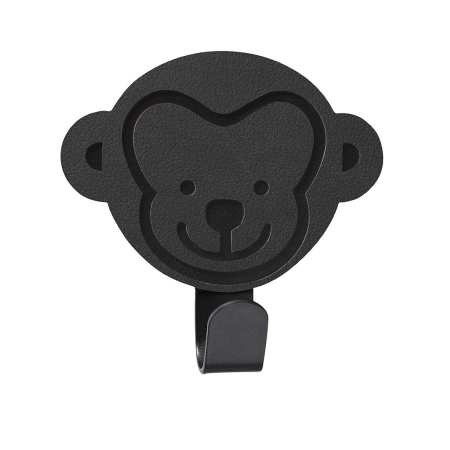 Knage Monkey i læder - sort