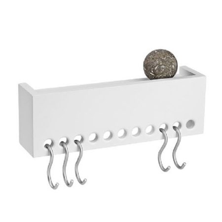 So-Hooked Wall Rack 30 - hvid