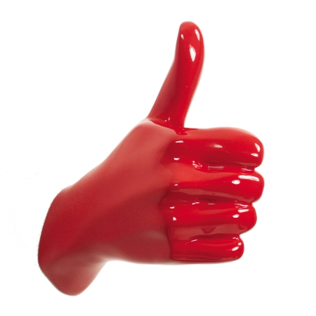 Knage - Thumbs Up i rød